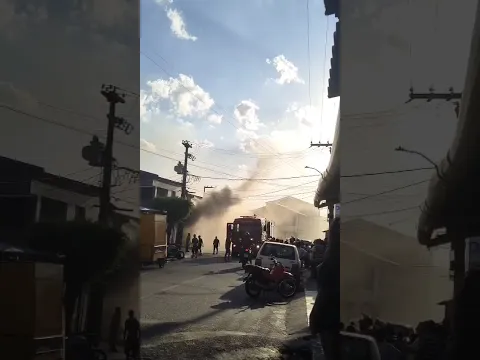 Incêndio destrói mercadinho em Campina Grande