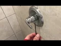 Fix leaky shower head with a stuck handle
