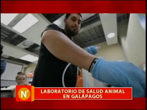 Laboratorio de salud animal en Galápagos