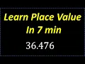 Learn Place Value In 7 Minutes