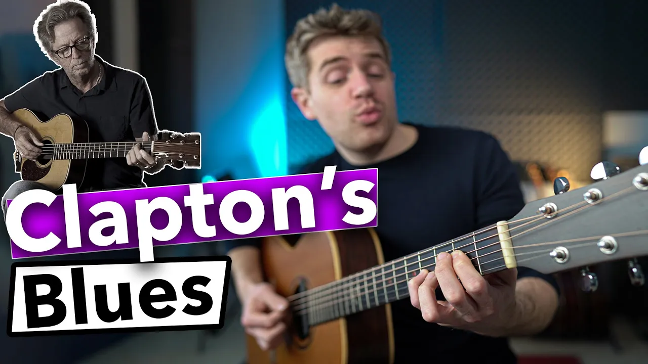Eric Clapton's Simple Acoustic Blues in E ...