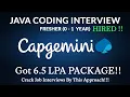 From Zero to Hero Dominate the Capgemini Java Coding Interview with 0-1 Years Experience