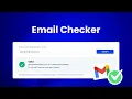 Email Checker Verify Email Address Online