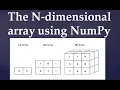 68 The N-dimensional array using NumPy in Python