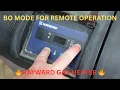 How to put Hayward heater into remote mode BO MODE