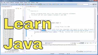 Learn Java Programming - Exercise 09x
