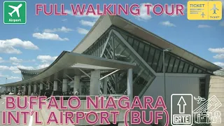 BUFFALO NIAGARA INT L AIRPORT BUF FULL WALKING TOUR DEPARTURES ARRIVALS GATES TRANSPORTATIONS