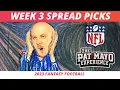 2023 Week 3 Picks Against The Spread Bets Survivor Picks NFL Game s Cust Corner