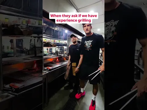 When they asked if we have grilling experience at Chingolo Deli & Kitchen 🥩🔥