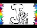 My Cute Jaguar Coloring for Kids and Toddlers Adorable Animal Cartoon Art Easy Step by Step