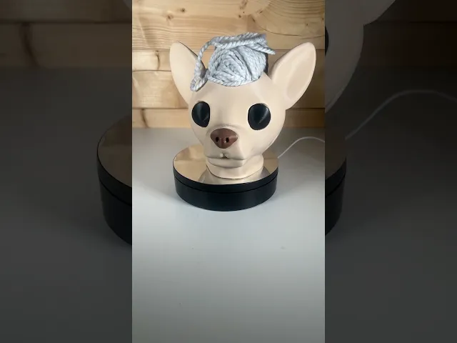 Chihuahua Yarn Bowl Holder Knitting Crochet video thumbnail