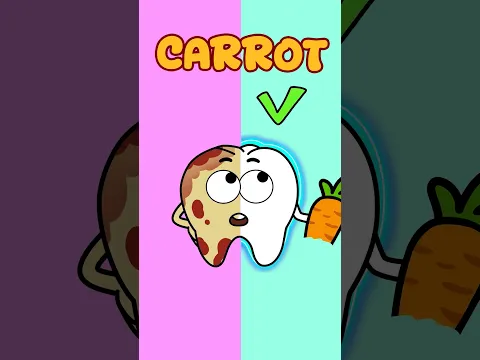 Choose Healthy Food for Tooth | Brush Your Teeth | Healthy Habits | Kids Songs #shorts