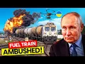 Download Lagu Ukraine Set the Perfect Trap.. Then Drones Annihilated Russia's Fuel Train
