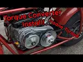How To Install A Torque Converter On Coleman CT200U With Upgraded Gas Tank And Riser Mount