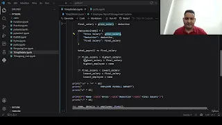 Python Employee Payroll Management System using Dictionary