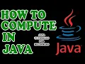HOW TO COMPUTE IN JAVA ARITHMETIC OPERATORS - JAVA TUTORIAL 2 TAGALOG