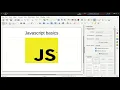 JAVASCRIPT CRASH COURSE - PART 1