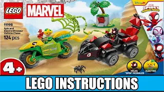 LEGO Instructions - Marvel - 11198 - Spin and Electro Dinosaur Vehicle Chase