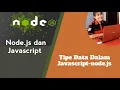 6 Tipe data dalam javascript