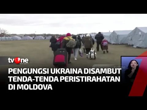 Tenda Pengungsian di Moldova untuk Warga Ukraina Dipersiapkan