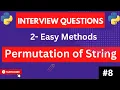 how to print permutations of a string in python Python all possible permutation