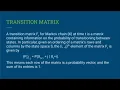 Prediction using markov chain