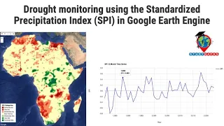 Drought monitoring using the Standardized Precipitation Index SPI in Google Earth Engine