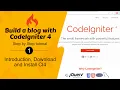 Introduction to CodeIgniter 4 Download and Installation Guide