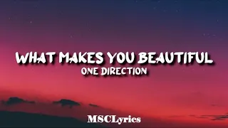 One Direction What Makes You Beautiful Lyrics 