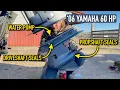 Replacing Propshaft Driveshaft Seals Water Pump - Yamaha F60 Outboard