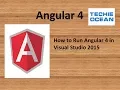 How To Run Angular 4 in Visual Studio