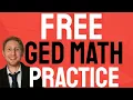 Quick FREE GED Math Practice Test Made Easy Part 1