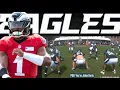 Jalen Hurts POV live at practice Eagles have a young GEM on the rise
