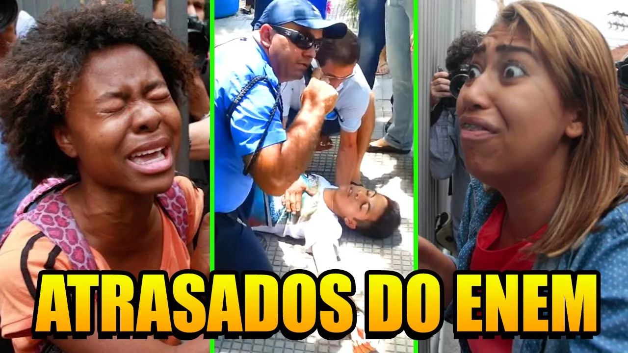 OS MAIORES ABSURDOS DOS ATRASADOS DO ENEM!