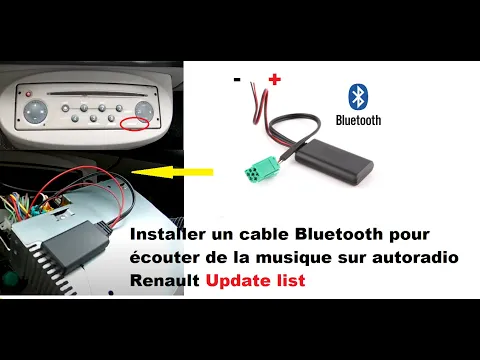 Download MP3 Installer un cable bluetooth sur autoradio Renault update list pour écouter de la musique