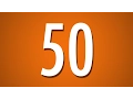50 Second Countdown Timer - Orange Background