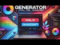 Create a Color Generator in HTML CSS JavaScript Code with Ibrar