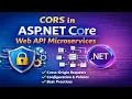 CORS in ASP NET Core Web API Microservices Same-Origin Policy Preflight API Gateway