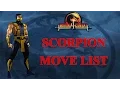 Mortal Kombat 4 - Scorpion Move List