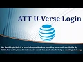ATT Uverse Login Account