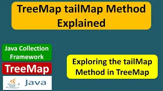 TreeMap tailMap Method Explained Java Collection Framework