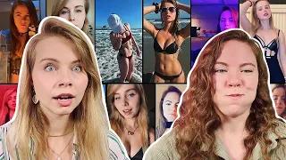 Reacting To EACH OTHER'S Thirst Traps! - Hailee And Kendra