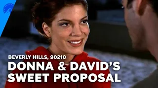 Beverly Hills 90210 Donna And David s Sweet Proposal S10 E26 Paramount