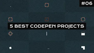 5 Best CodePen projects HTML CSS JAVASCRIPT
