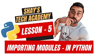 Python For Beginners Lesson 5 - Importing Modules In Python