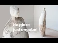 Lagu Engobe decoration on ceramic sculpture: no glaze needed