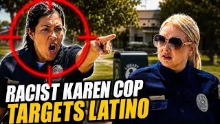 Racist Karen Cop Targets Latino — But Picks the WRONG Person