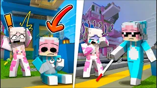 MOMON PANIK! ATUN jadi BUTA di MINECRAFT 