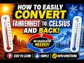 Easy Celsius to Fahrenheit Conversation - No Calculator Required