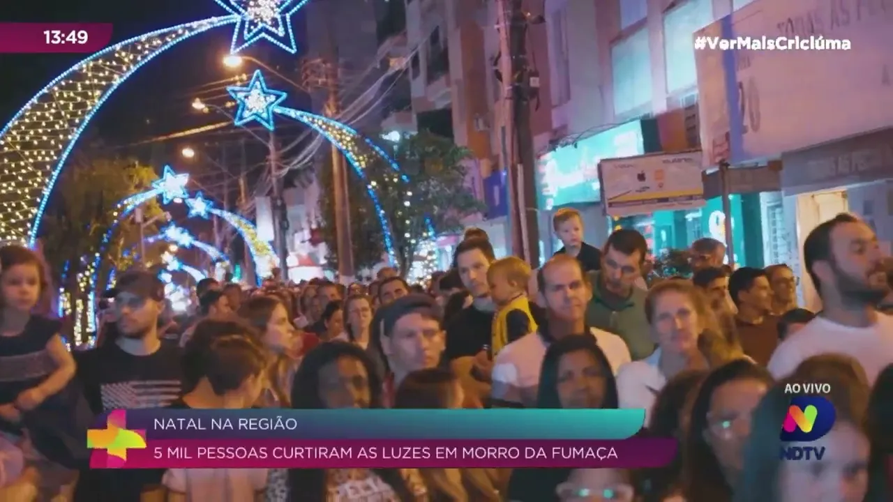 Magia Natalina: Forquilhinha e Morro da Fumaça se iluminam para celebrar o Natal